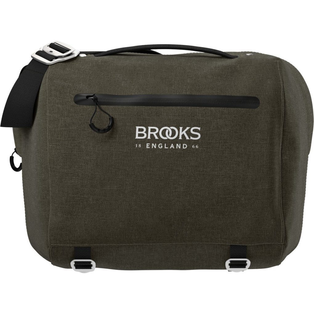 o*n様 SCAPE HANDLEBAR COMPACT BAG MUDGREE Brooks Scape Handlebar Compact Bag - Mud Green – Bikeary