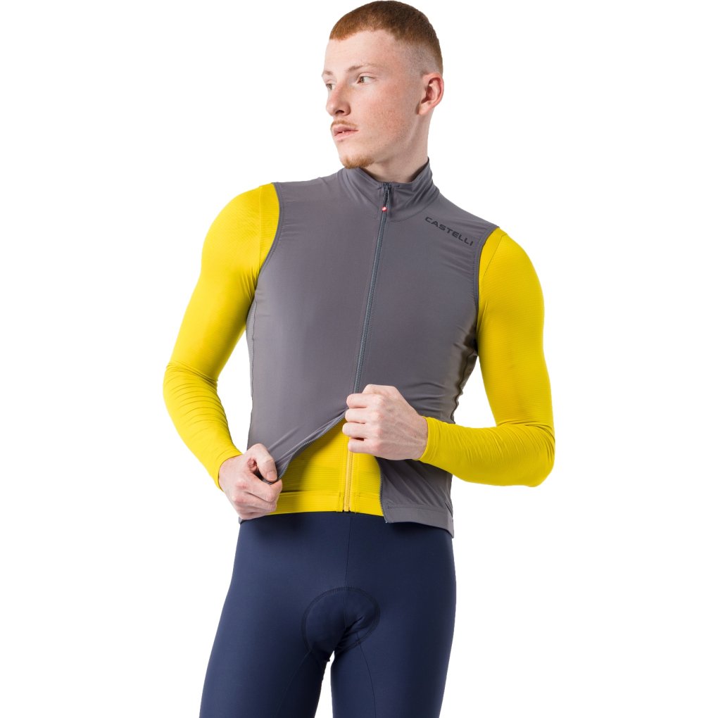 Castelli Espresso 2 Vest Men - smoky grey 021 | BIKE24