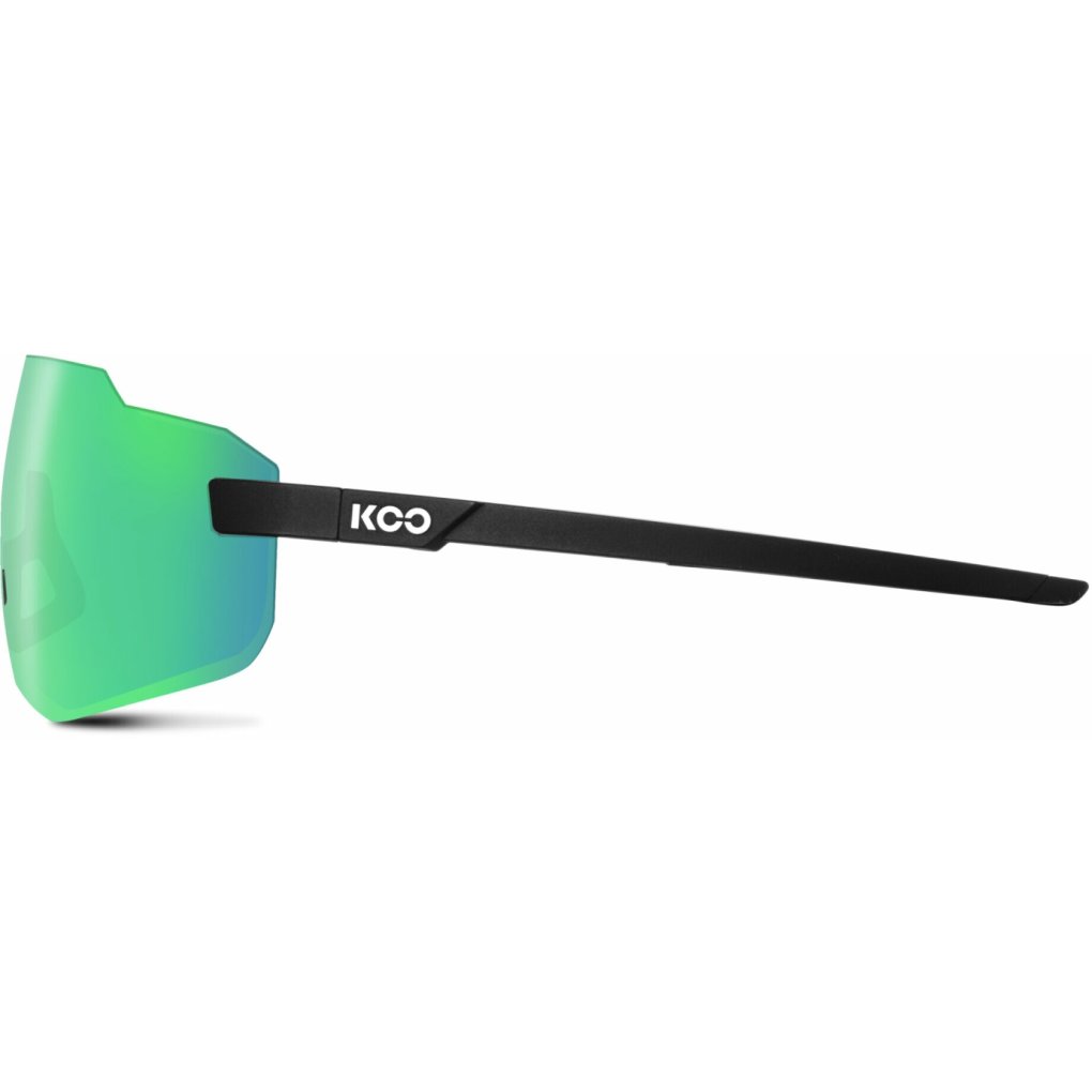 KOO Supernova Sunglasses - Black Matt - Green Mirror | BIKE24