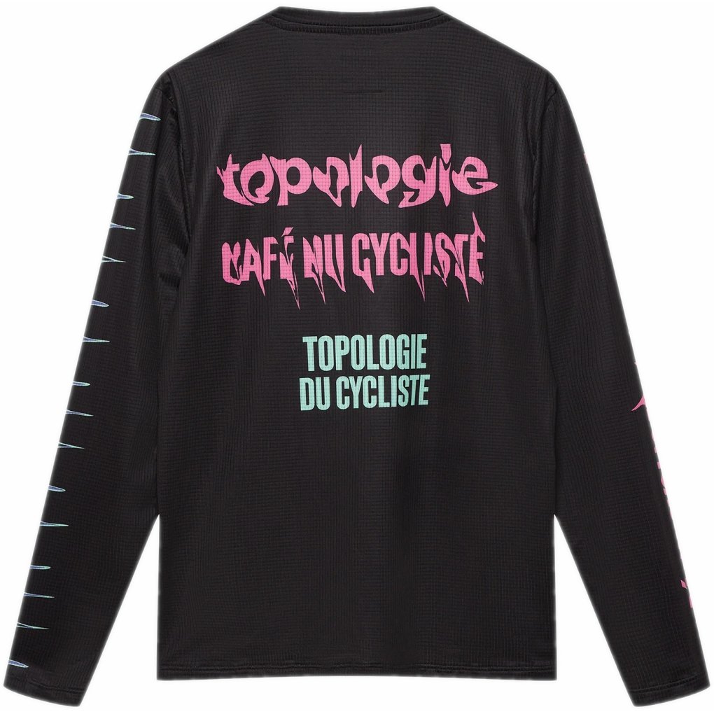Café du Cycliste x Topologie Ambre Longsleeve Shirt Men - black