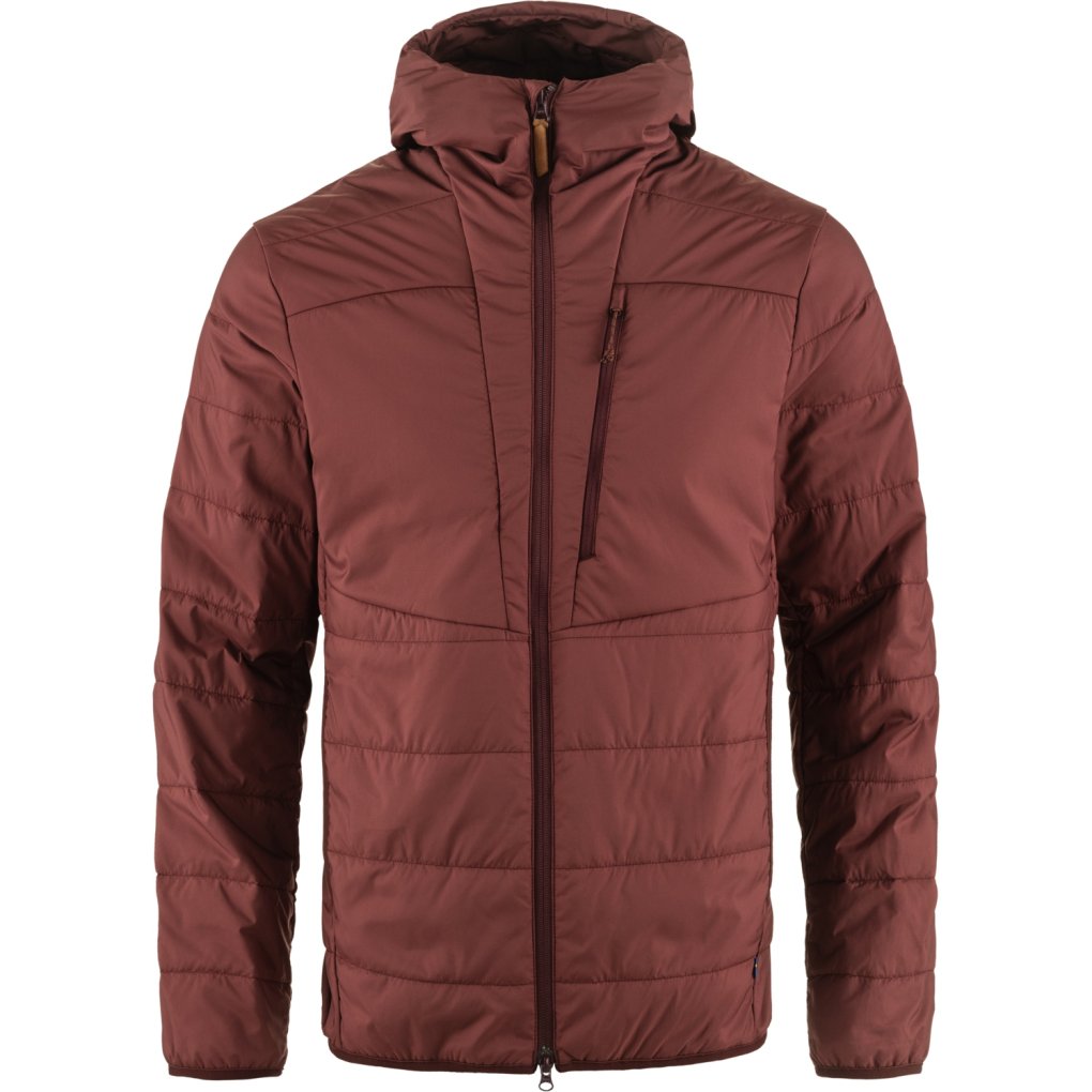 Fjällräven Keb Padded Hoodie Men maroon BIKE24 - Main Image