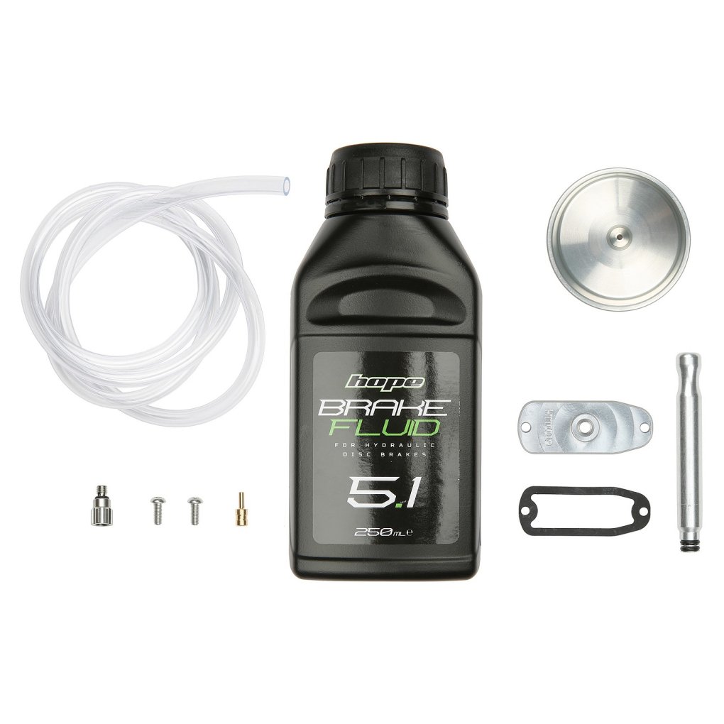 Kit De Purge TBS Pour Freins Hydrauliques Hope V4, E4, X2 – Compatible Tech 3, Avec Gobelet Pro Inclus