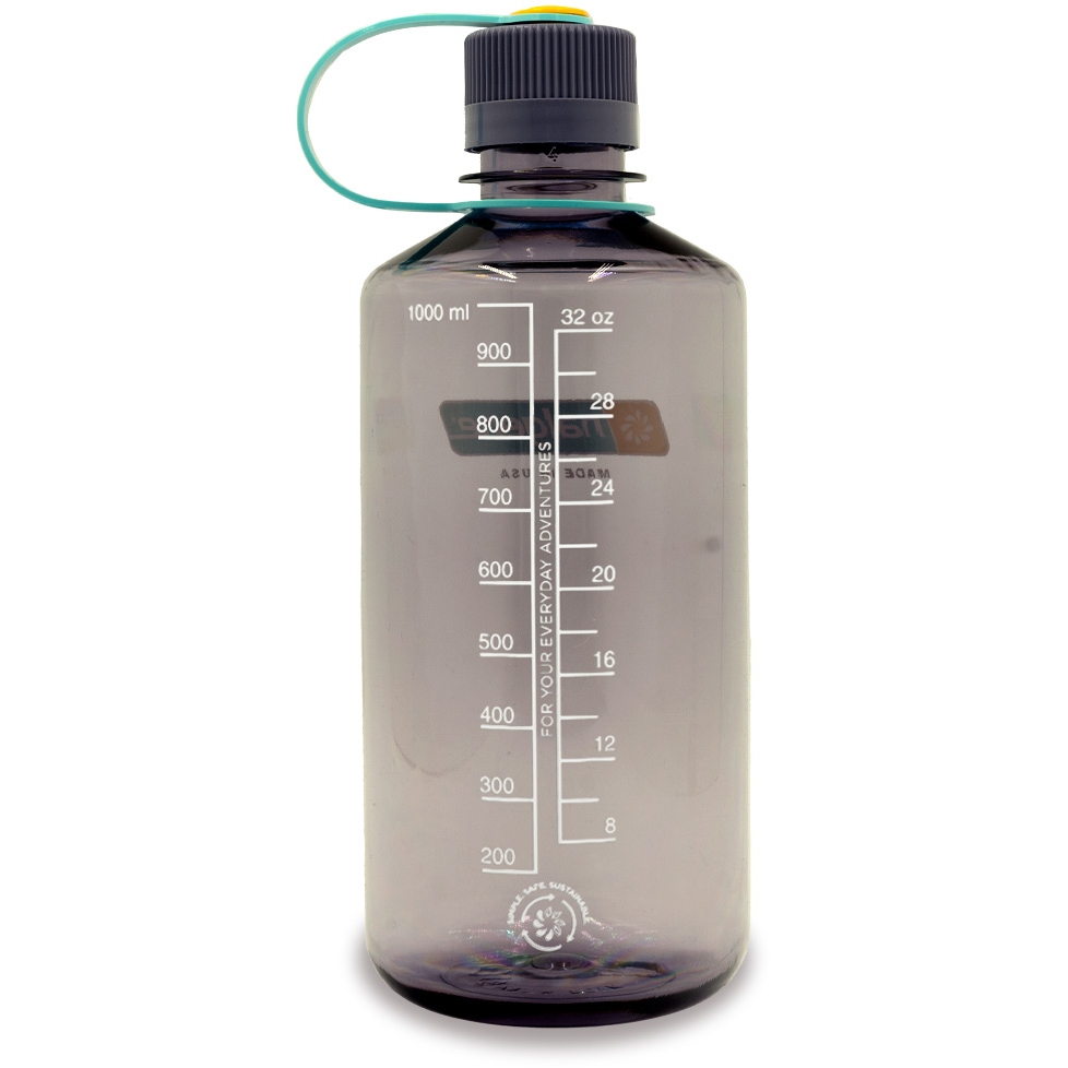 Nalgene Narrow Mouth Sustain Water Bottle 1L - grey | BIKE24
