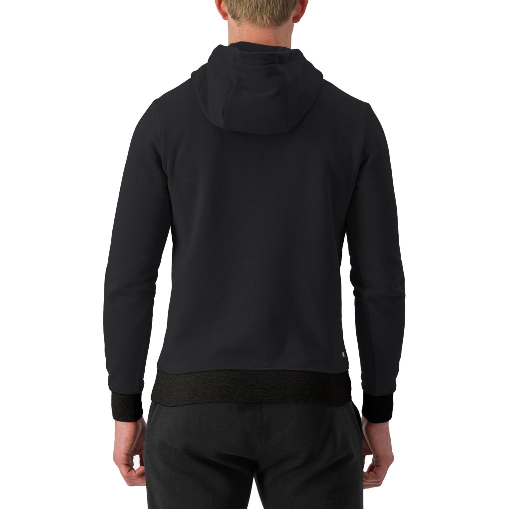 Castelli Logo Kapuzenpullover Herren schwarz 010 BIKE24