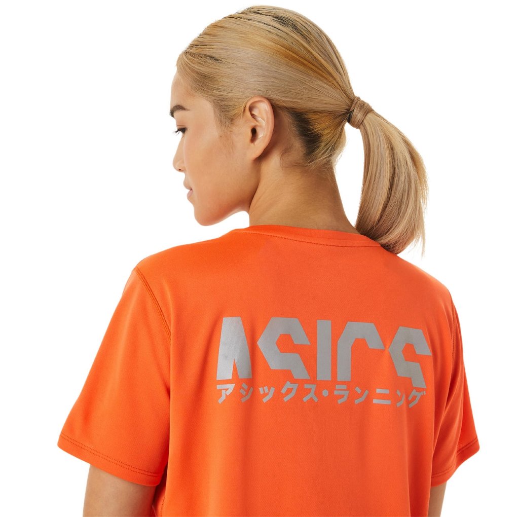 Orange T Shirt Asics Amazon AWS Athletic T-Shirt LG Employee NEW W