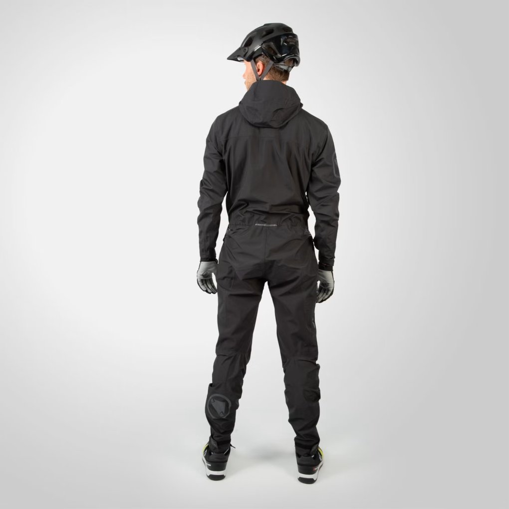 Endura SingleTrack One Piece Waterproof Rain Suit Men black
