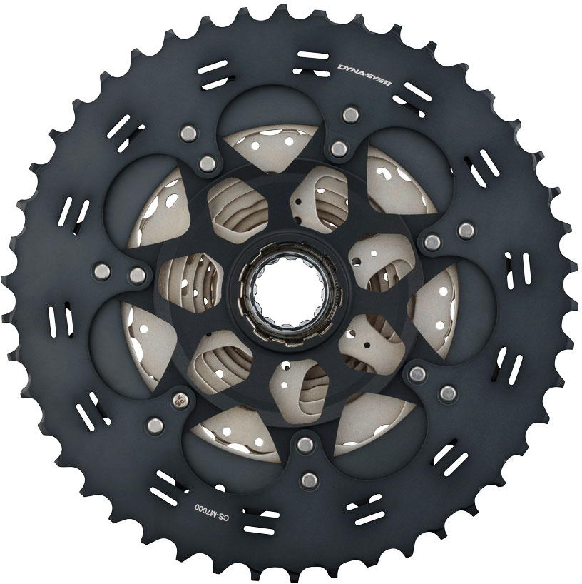 Shimano SLX CS-M7000 Cassette 11-speed - silver/black | BIKE24