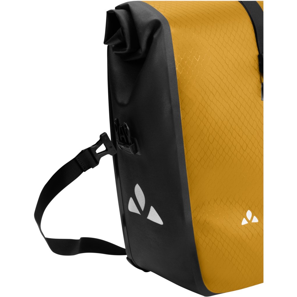 Sacoche étanche VAUDE Aqua Back Single - Pour Porte-bagages Vélo (8-16mm), Soudée, Matière Recyclée, Bandoulière Amovible - 8
