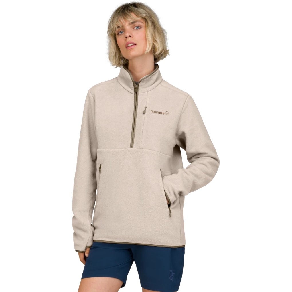 Norrona femund warm2 Half-Zip Pullover Unisex - Pure Cashmere | BIKE24