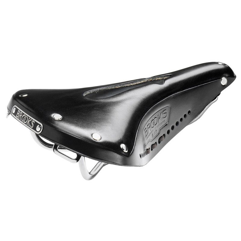 Brooks B17 Carved Bend Leather Saddle - honey | BIKE24