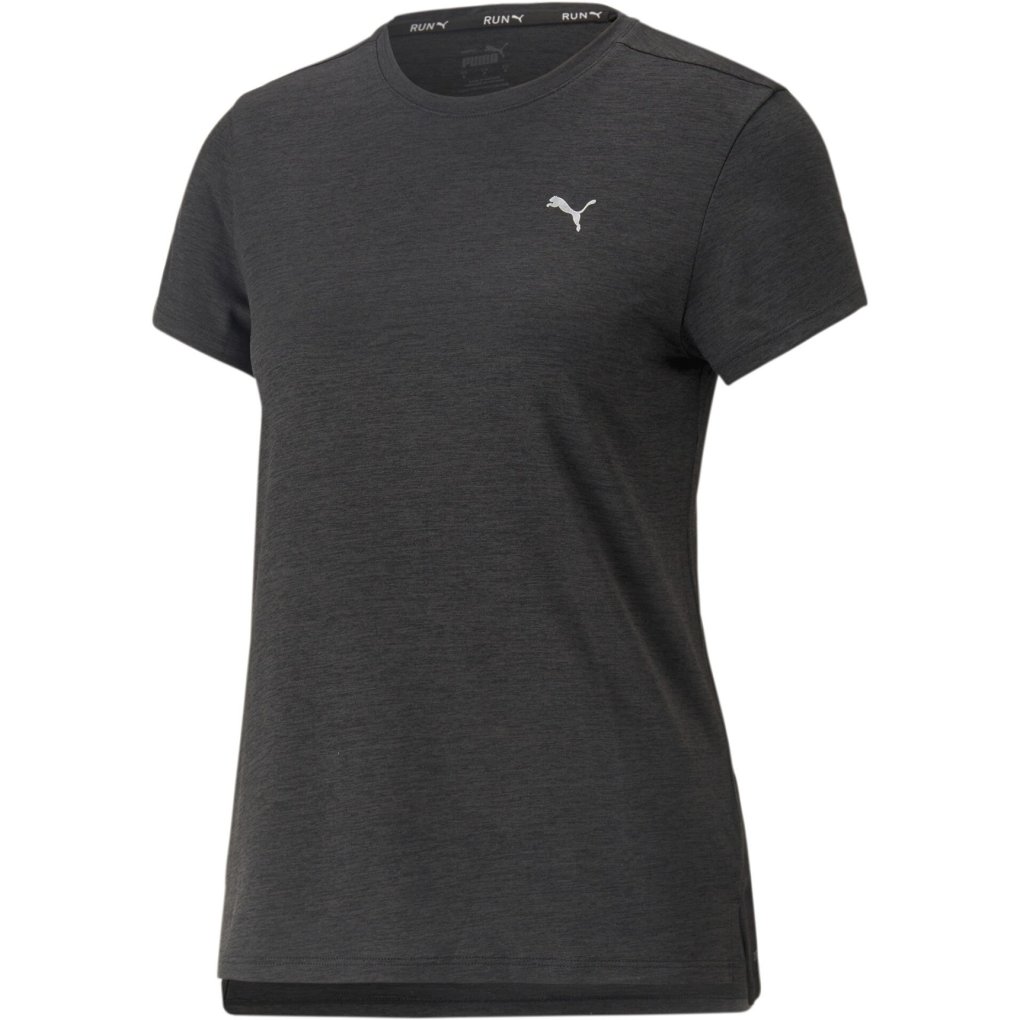 Puma Run Favorite Heather Short Sleeve Tee Women Puma Black