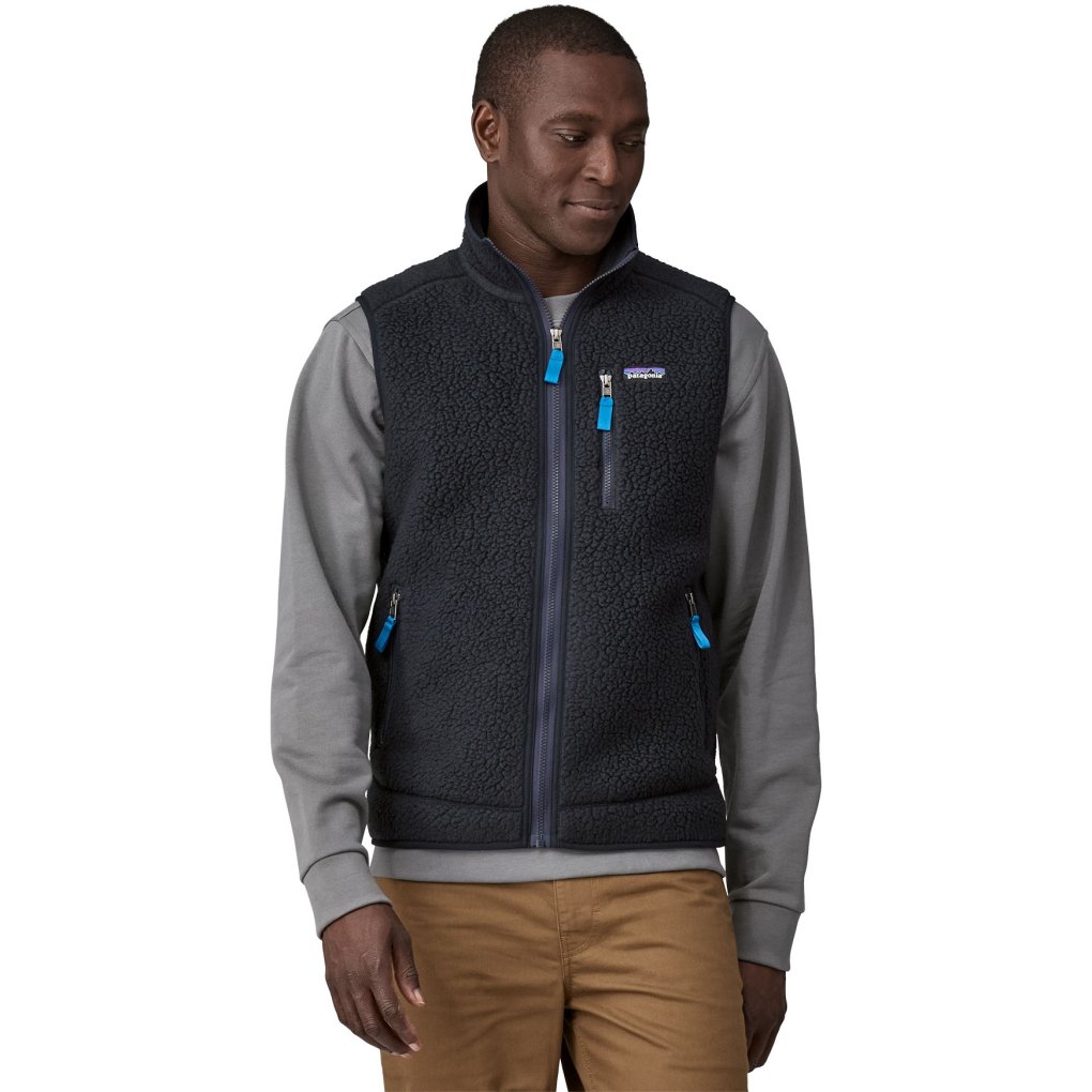 Patagonia Retro Pile Vest Men - Pitch Blue w/Endless Blue | BIKE24