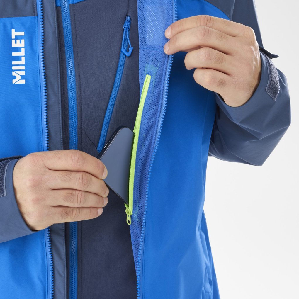 Millet Seneca Gore-Tex 2L Jacket Men - Icon Blue/Dark Denim | BIKE24