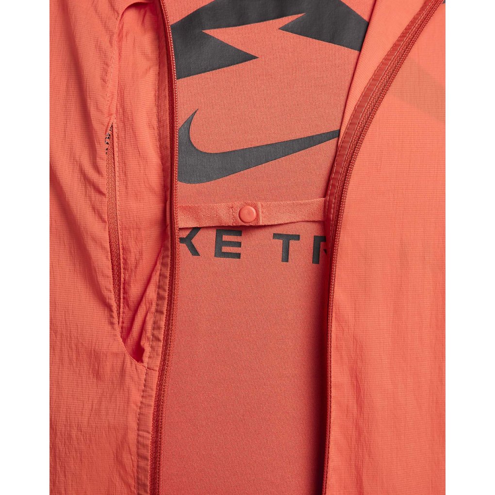 Nike Chaqueta de correr Hombre Trail Aireez vintage coral