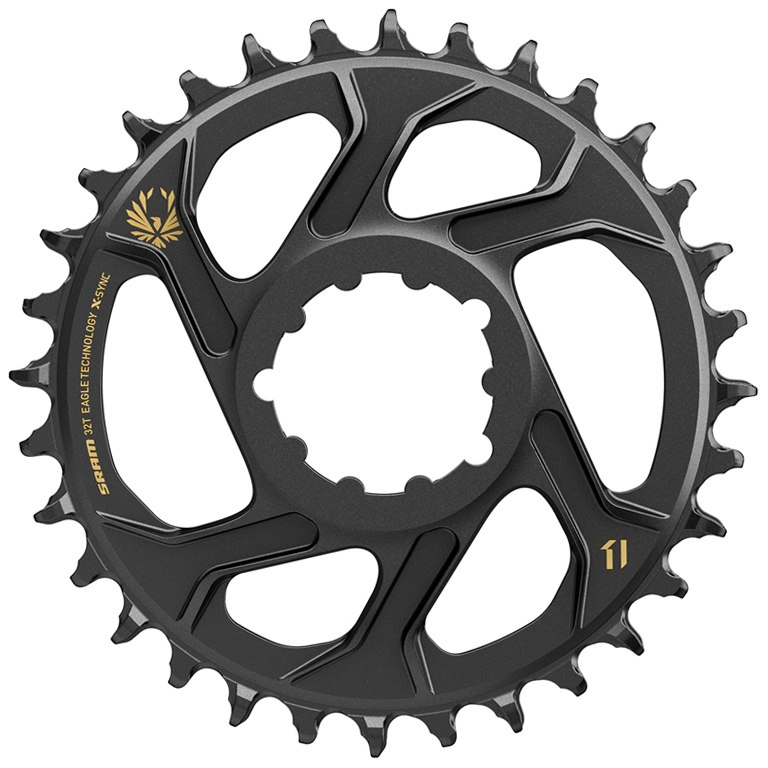 SRAM Eagle X-SYNC 2 Direct Mount Chainring - 6mm Offset - black