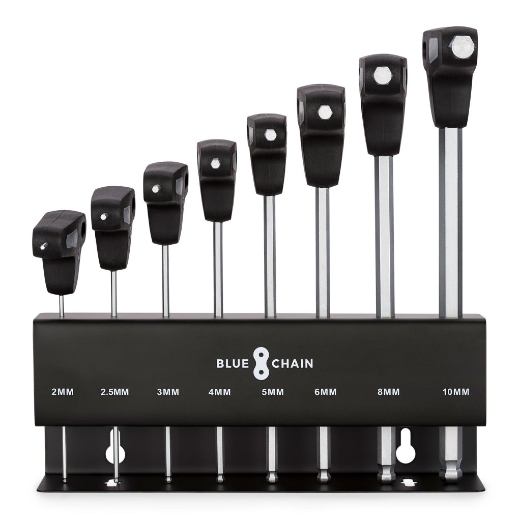 Inbusschlüssel-Set, 8-teilig – Mit T-Griff & Metallhalter, 2–10 Mm