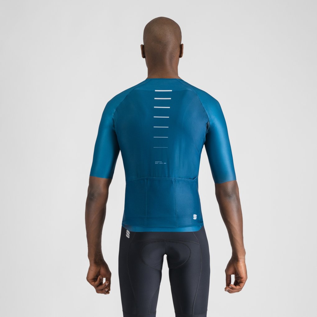 Maillot Cycliste Primal I Ride Homme XL – Bleu, Manches Courtes, Fermeture éclair – Neuf