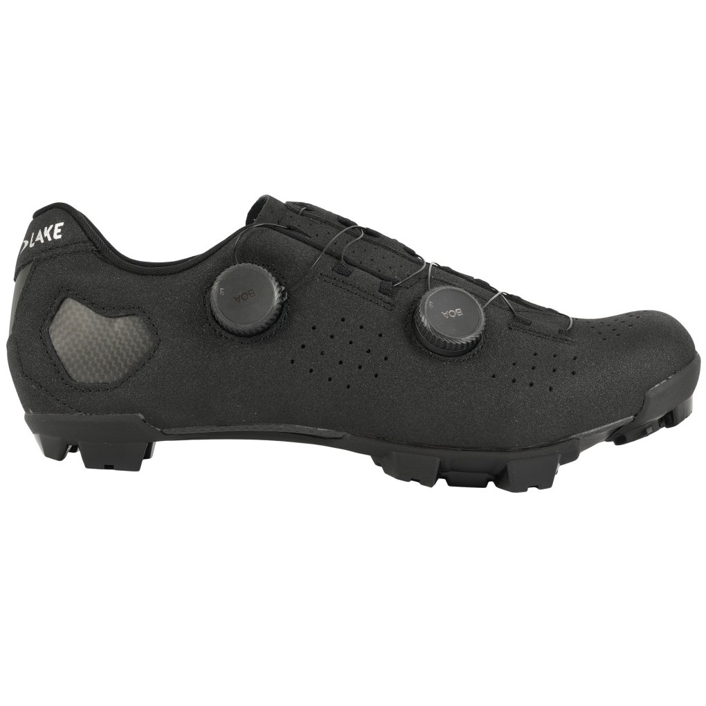 Lake Zapatillas Hombre MTB MX333 Narrow negro/plata