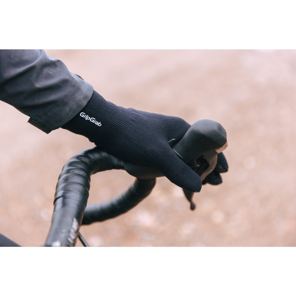 GripGrab Waterproof Knitted Gloves Black BIKE24