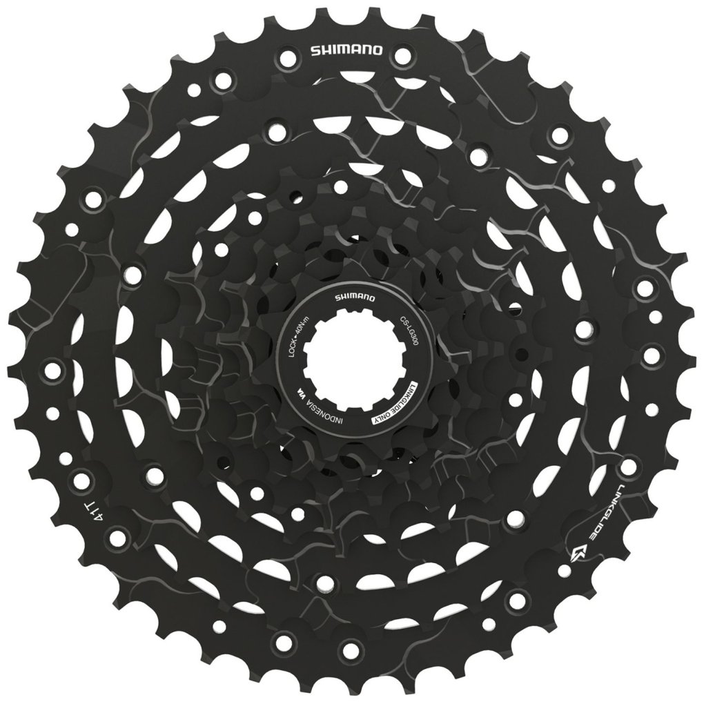 Shimano Cues CS-LG300-9 Cassette 9-Speed 11-41T Shimano HG — afbeelding 1