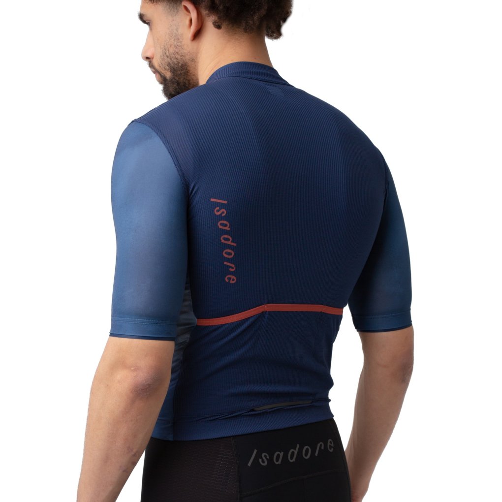 ウェア isadore signature cycling jersey Signature Merino Tech Jersey Anthracite