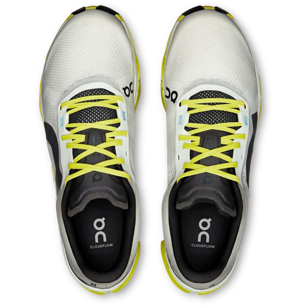 On Cloudflow 5 Running Shoes Men - White | Lime | BIKE24