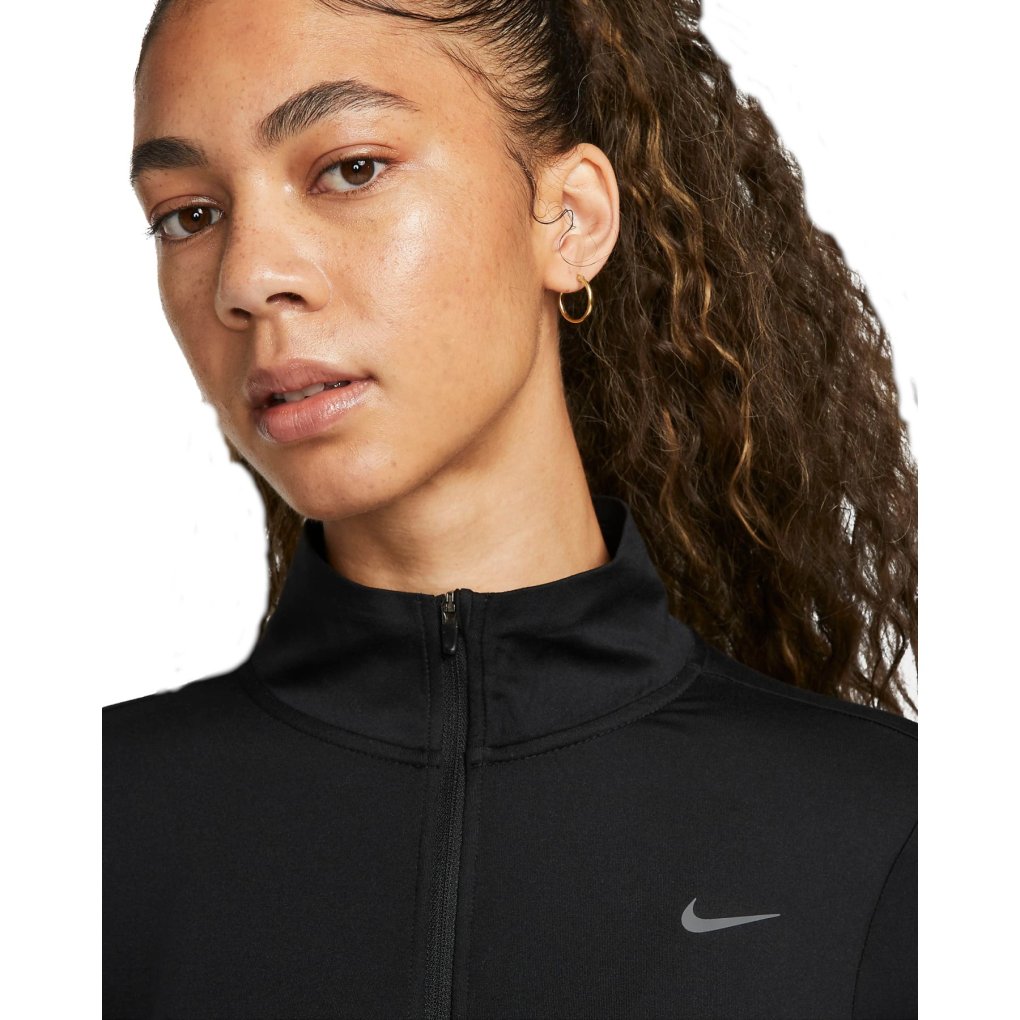 Nike Swift Dri-FIT UV 1/4-Zip Top Women black/reflective silver