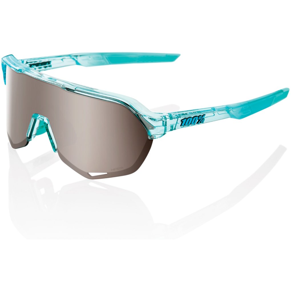 100% S2 Glasses - Polished Translucent Mint - HiPER Silver Mirror