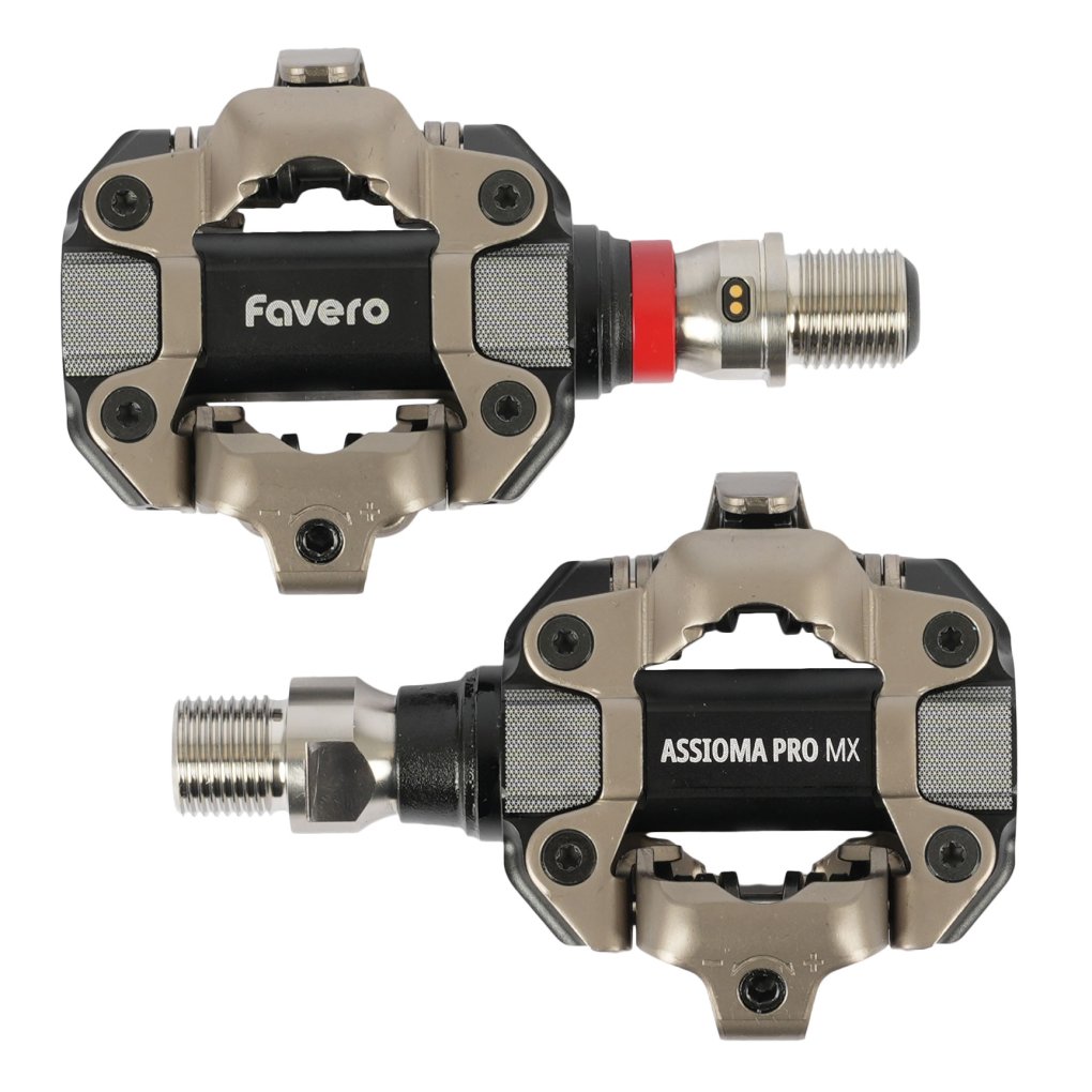 Pédales De Compteur De Puissance VTT Favero Assioma Pro MX-1 – Dual-sided, ANT+, Batterie