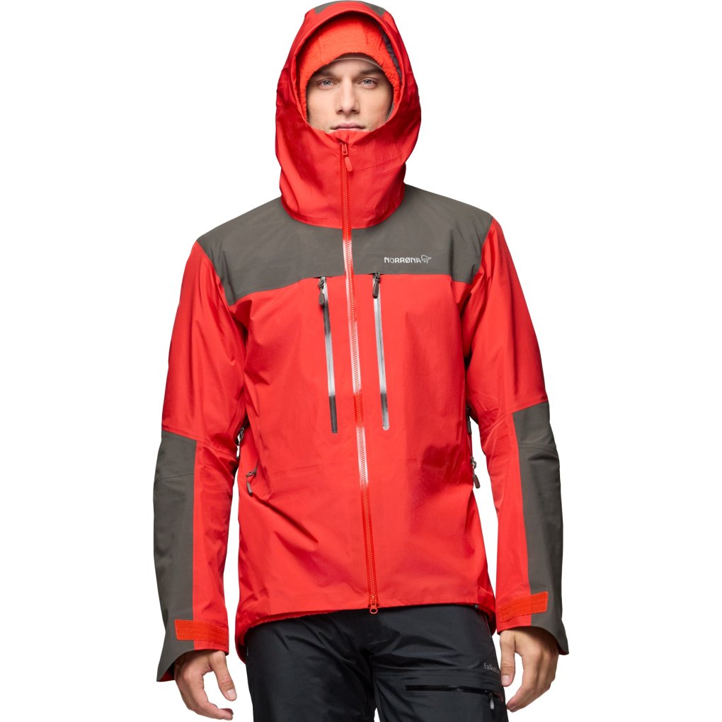 Veste Norrona Off Track Homme Taille S - Microfibre Légère, Très Bon état (petite Réparation)