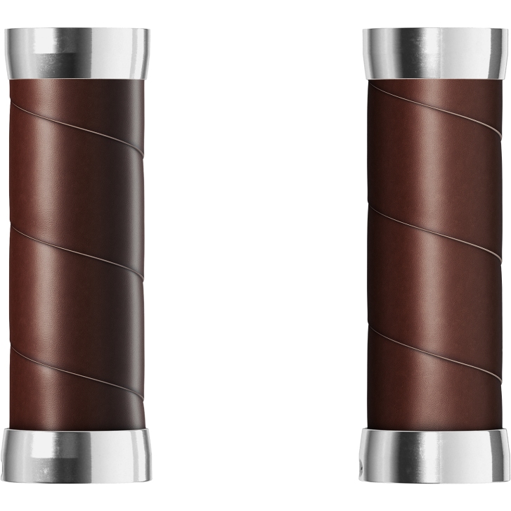 Brooks Slender Leather Grips for Twist Shifter - 130/100mm - black