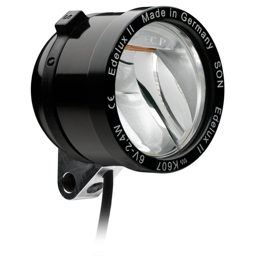 SON Edelux II - Front Light - black anodized | BIKE24