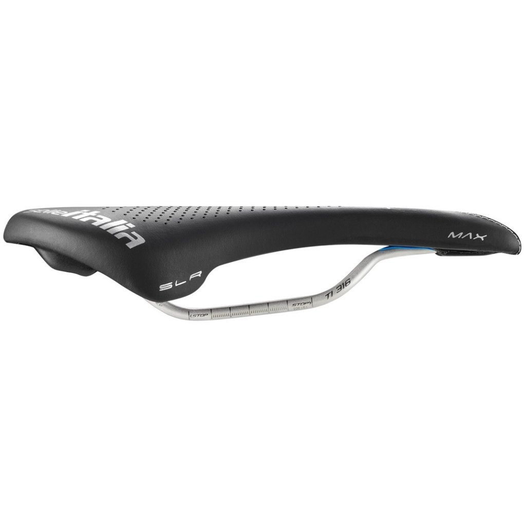Selle Italia Max SLR Gel Saddle - Superflow | TI 316 - L3 | black