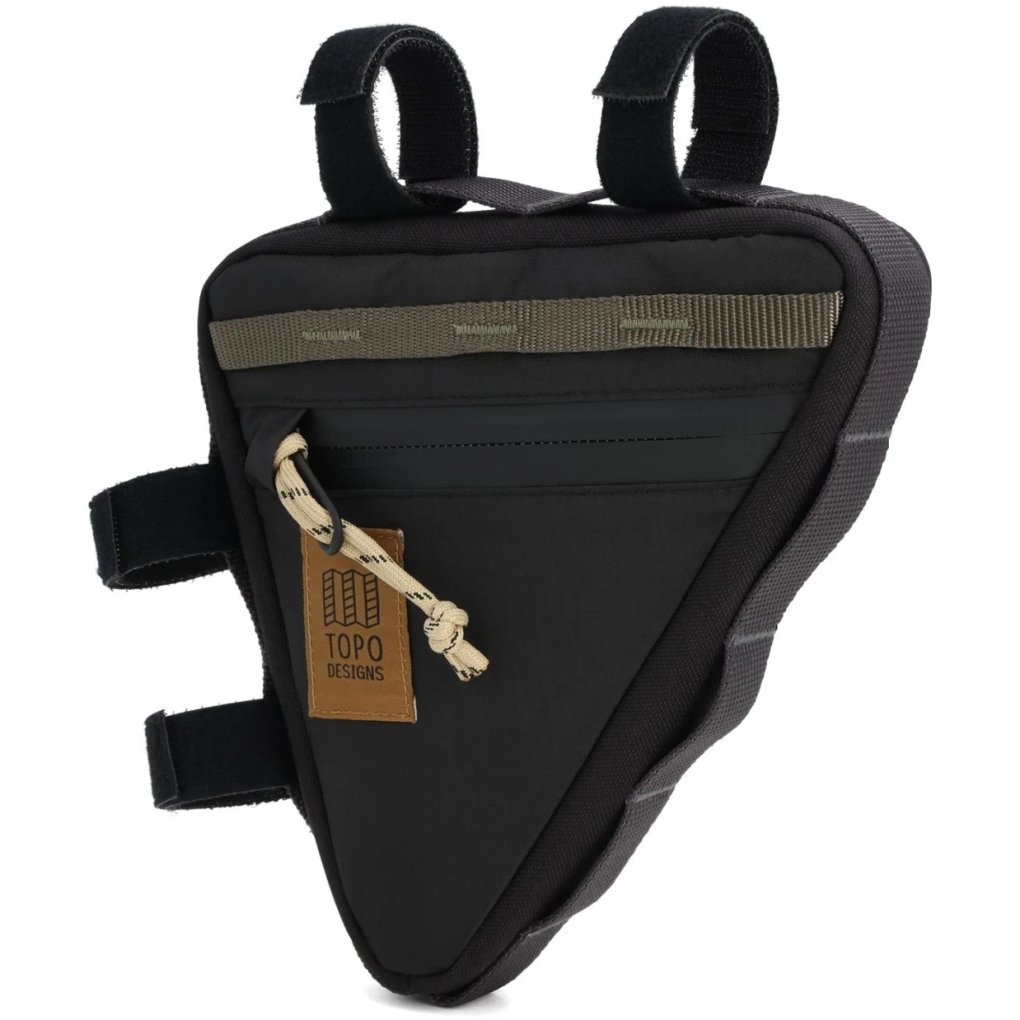 Topo Designs Bike Frame Bag - Black/Neutral | BIKE24