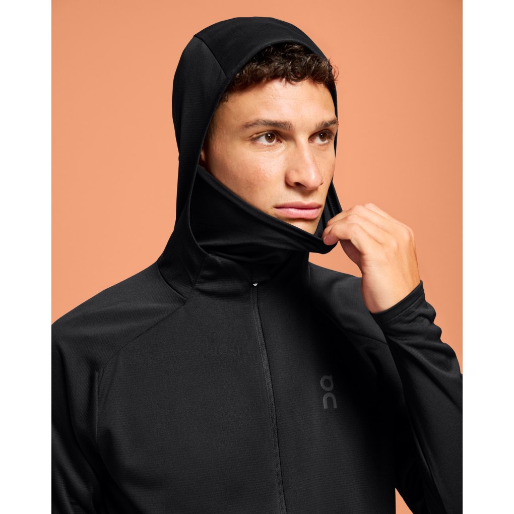 On climate zip Hoodie M ライラック on-climate-zip-hoodie-men-