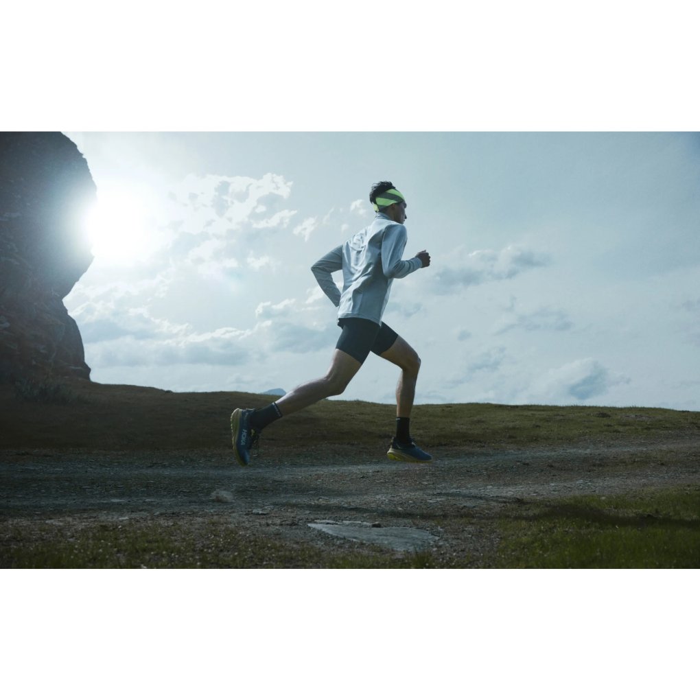 T-shirt GORE Running Wear Homme – Gris, Taille M, 1/4 Zip, Décontracté Pour L'outdoor Et La Course