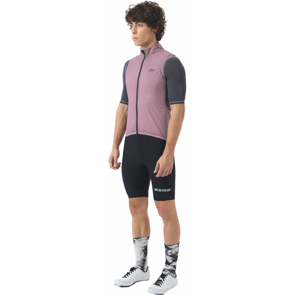 Café du Cycliste Edith Gilet Men - cold dye/mineral pink | BIKE24