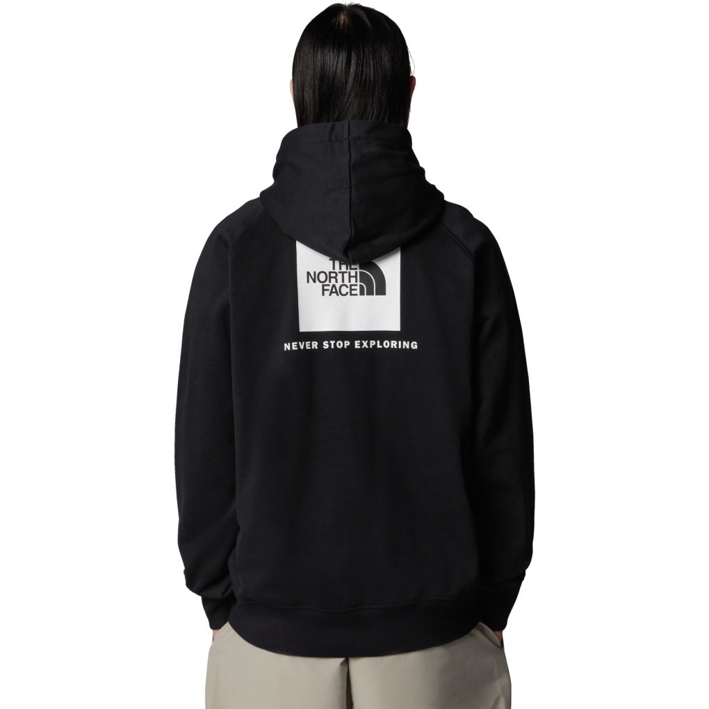 The North Face Raglan Redbox Hoodie Men TNF Black/TNF White