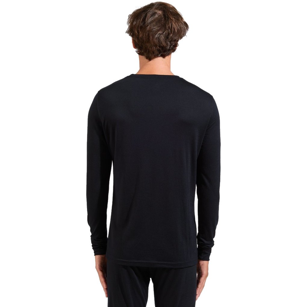 Odlo Natural Merino 200 Crew Neck Long-Sleeve Base Layer Top Men