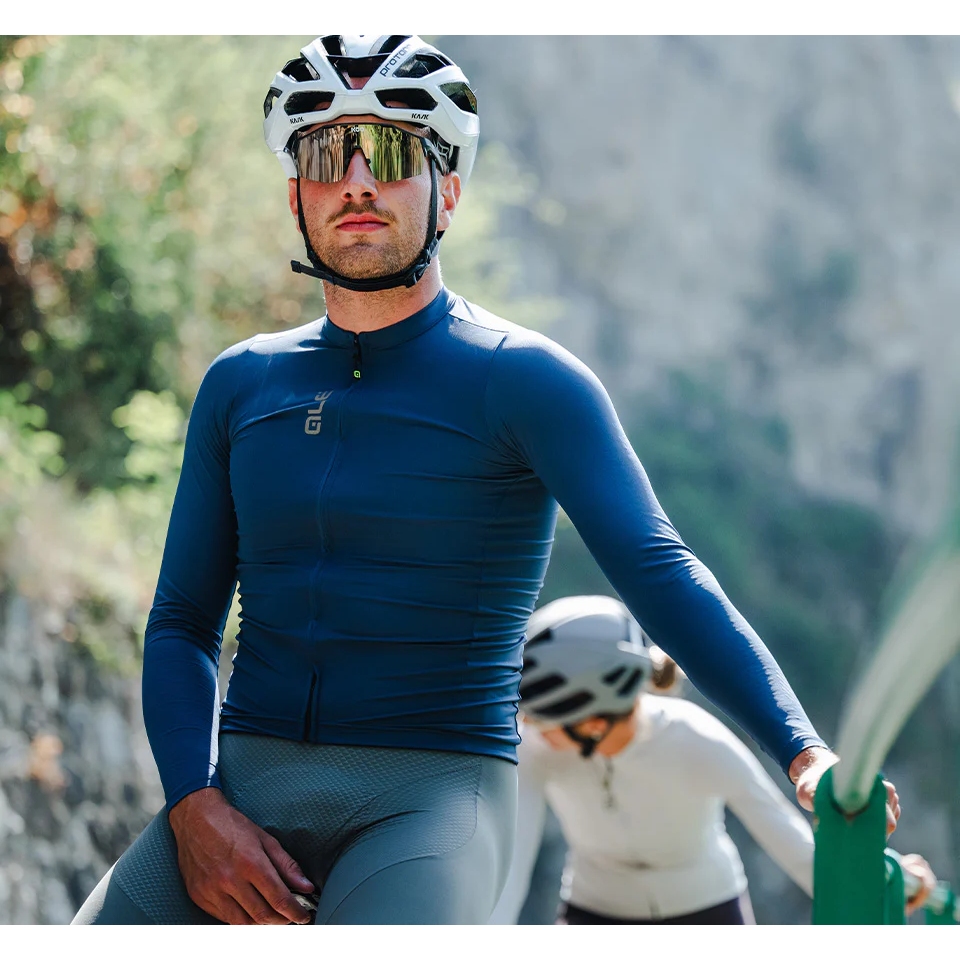 Maillot Cycliste Femme ALE Pragma - Marron, Bloc Couleur, Zip Intégral, Taill