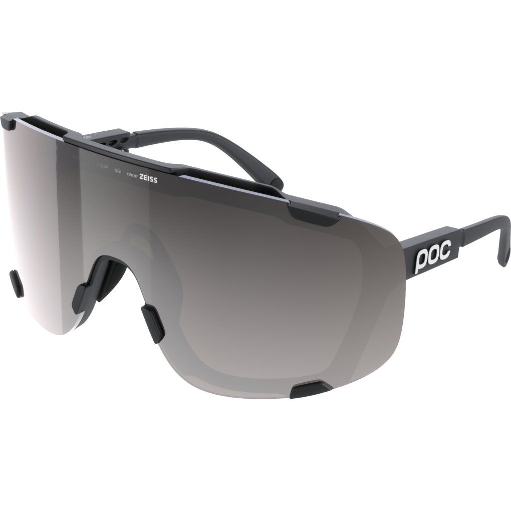POC Devour Glasses - Uranium Black - Clarity Road/Sunny Silver