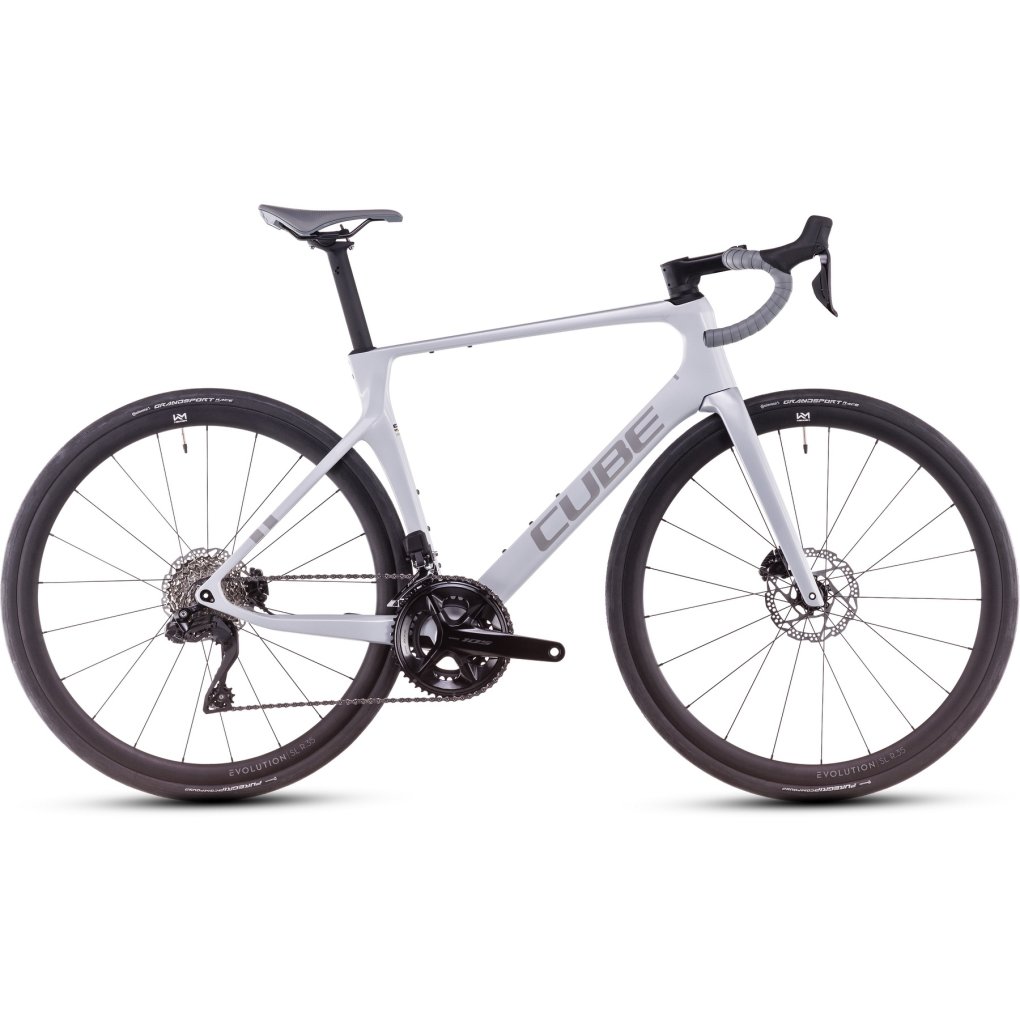 CUBE AGREE C:62 ONE Carbon Roadbike 2025 foggrey grey