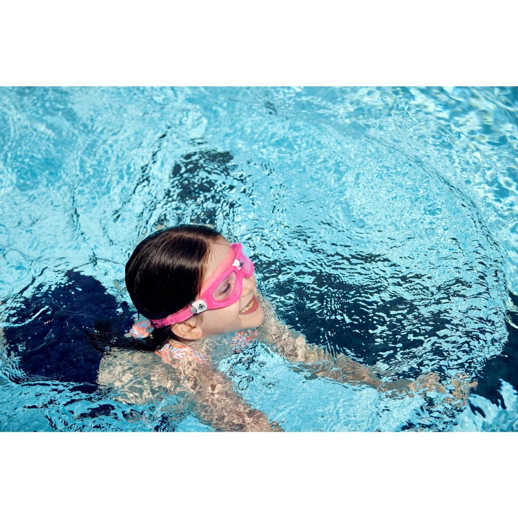AQUASPHERE Seal Kid Kids Swim Goggles Clear Pink/White