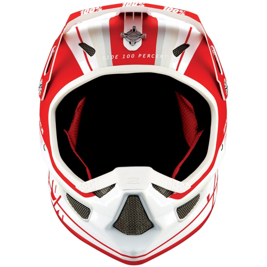 100% Casco Status DH/BMX Topenga Red/White BIKE24 - Main Image