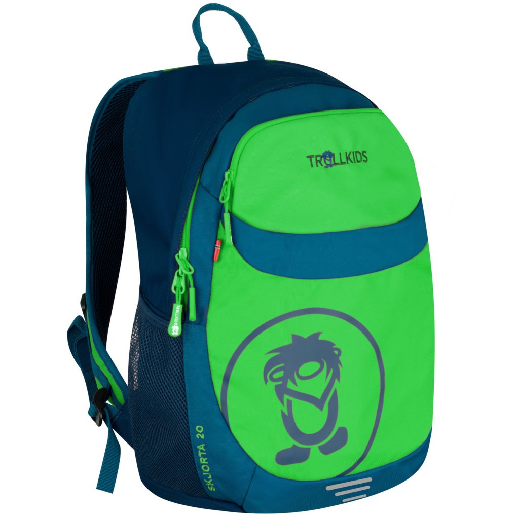 Trollkids Skjorta Pack 20L Kids Fresh Green/Dark Marine/Mystic