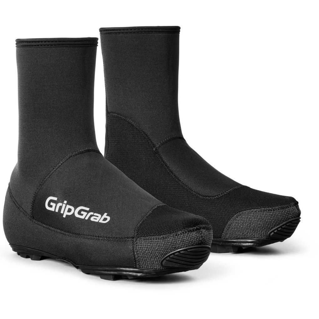GripGrab PACR Waterproof Winter Gravel Shoe Covers - Black