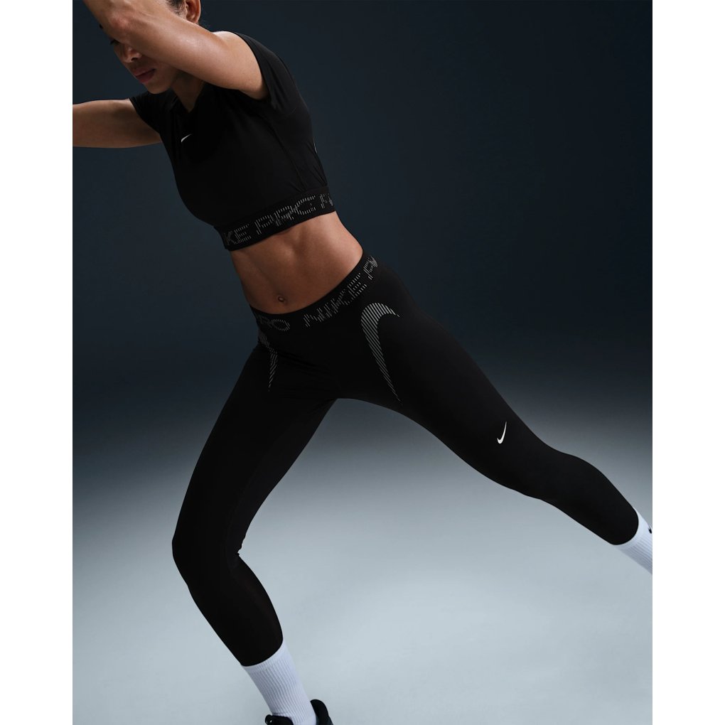 Nike Dri-FIT Mid Rise GRX 7/8 Tights Women black/cool grey/white  HJ1219-010