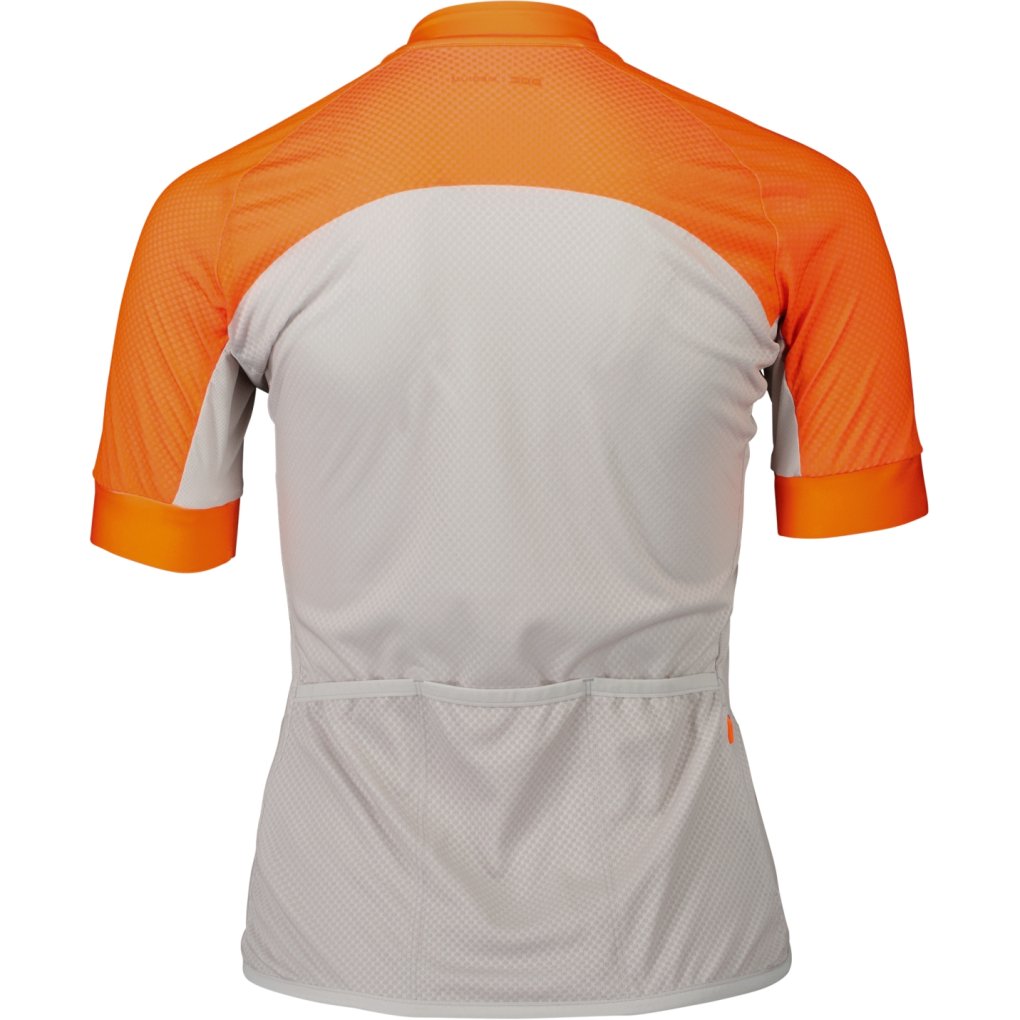 POC Essential Road Logo Jersey Women - 8666 Zink Orange/Granite