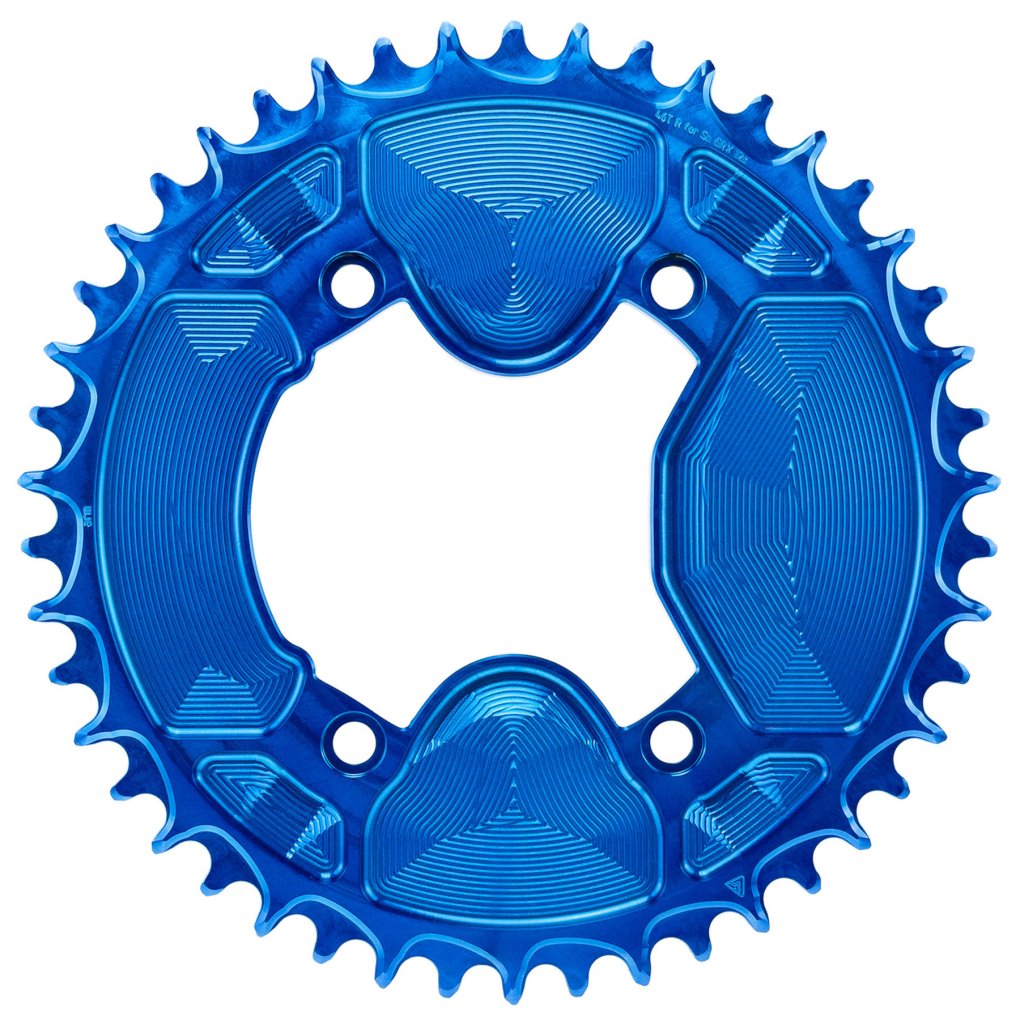 シマノ4ボルト対応 ALUGEAR Oval 58t シマノ4ボルト対応 ALUGEAR Oval 58t Chainring 1-speed narrow