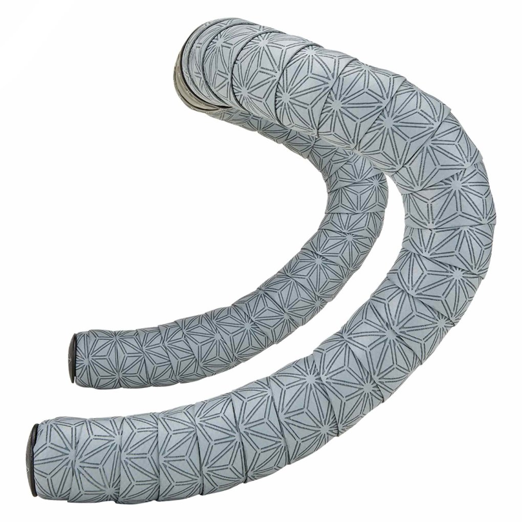 Ruban De Guidon Supacaz Super Sticky Kush Splat – Blanc/orange Fluo, Mousse Amortissante, 2,2 M X 30 Mm, Bouchons Star Plugz Inclus, édition Limitée